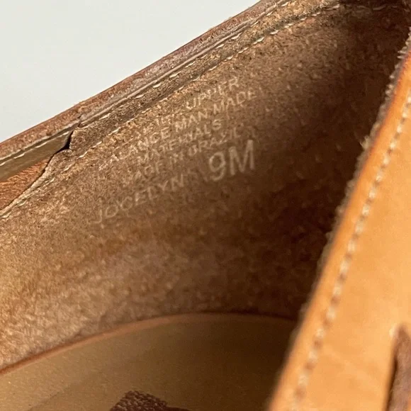 Jocelyn vintage leather Wedge Heels size 9 - Picture 5 of 5